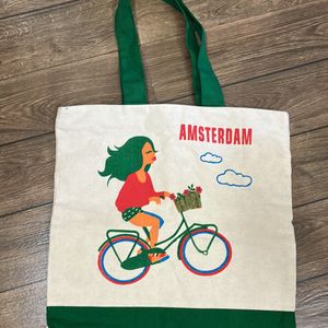 Amsterdam Canvas Shopping Bag