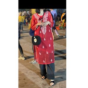 Beautiful Red Kurta