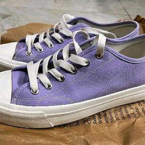 H&M CANVAS SNEAKERS LAVENDER COLOR EUR 40