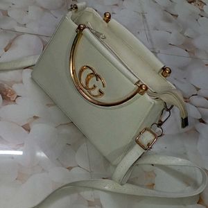 White Sling Bag