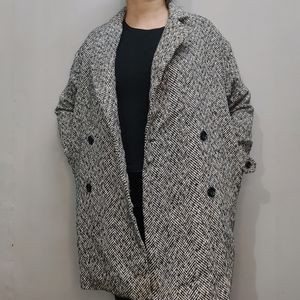 Imported Checkered Coat