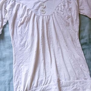 50 Rs Plane White Top For Women