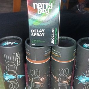 Pack Of 7 Delay Spray & Lubricant For Long Time