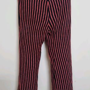 Red & Black Stripped Pants