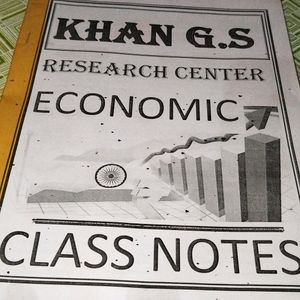 Khan G.S Research Center Economics Class Notes