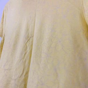 Mast & Harbour Lime Yellow T-Shirt For Women.