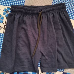 Solid Women Blue Regular Shorts