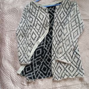 Block Print Angoracopen Sweater