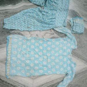 2 Cotton Suit Set And  3 Dupatta