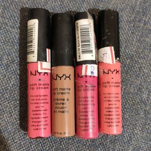 NYX professional Soft Matte Lip Cream - Set Of 4