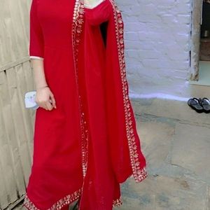 Kurti Palazzo With Dupatta