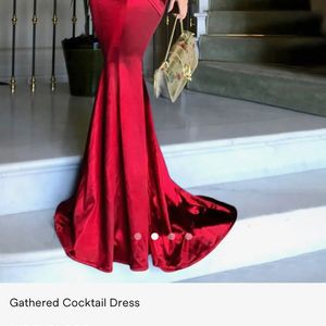 Red Mermaid Dress