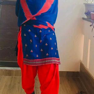 Patiyala Punjabi Suit Full Set Like New 🚫 No Coin