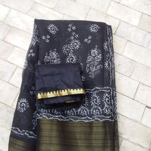 Beautiful New Saree With Blouse Pc