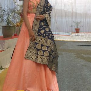 Gown With Dupatta