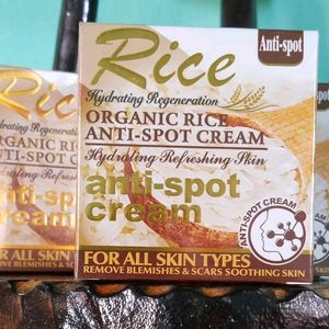 Organic Rice Anti Spot Cream Hydration And Refresh