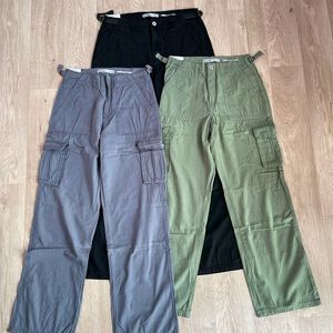 Bershka Adjustable Belt Cargo Pant