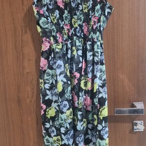 Padded Floral Women’s Dress