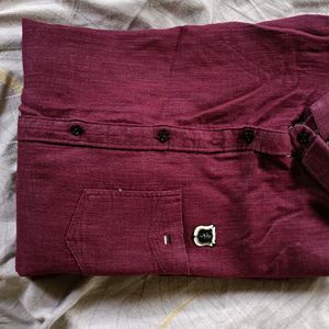 New Burgundy Colour Shirt