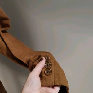 Solid Brown Overcoat