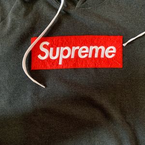 Grey Supreme Hoodie