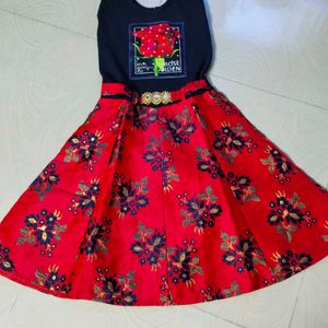 Children Frock With Freebie Head Band