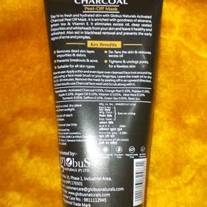 Globus Naturals Charcoal Peel Off Mask