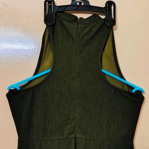 ❗Scullers: Olive green High Low long Top