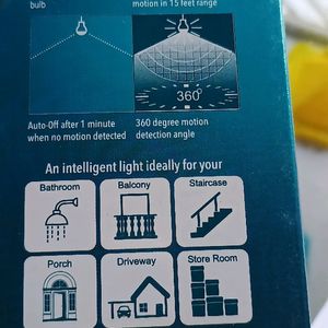 Motion Sensor Led Bulb