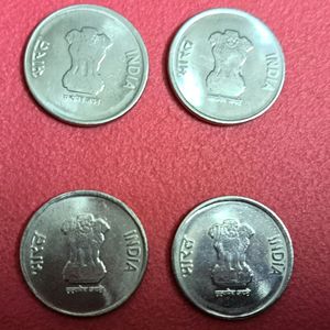 75th Year Of Independence ₹1 Coin Four