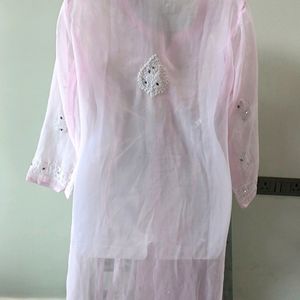 Chickenkari Georgette Kurti