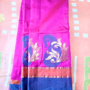 Beautiful Purple Colour Saree Totally New Sare