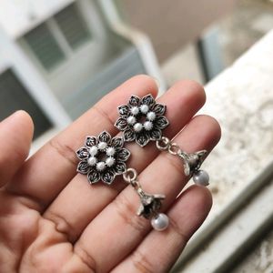 Black Metal Earrings