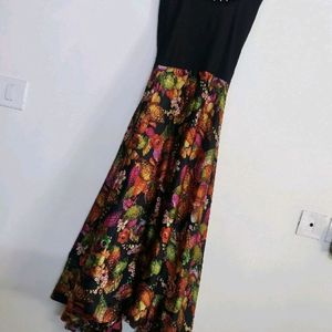 Multicolored Partywear Gown