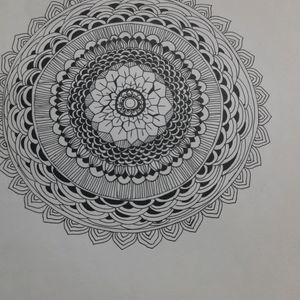 Sunflower Mandala Art