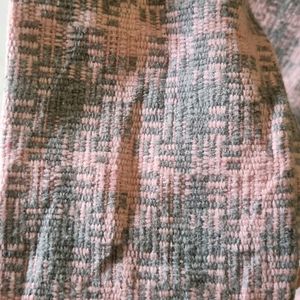 Pink And Grey Dress Sweater