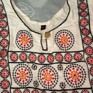 Embroidered Short Kurti