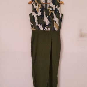 Dark Olive Green Jumpsuit (Women's)