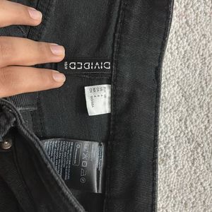 H&M Black Twill Trousers