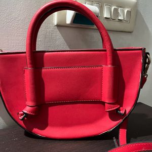 Allen Solly Red Handheld/ Sling Bag