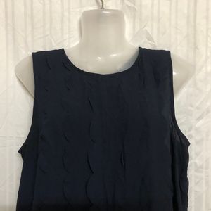 Blue Sleeveless Top