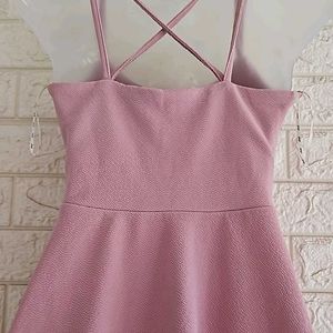 Ginger Baby Pink Skater Dress