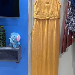 Mustard Long Gown