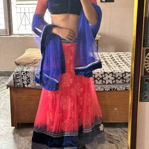 Velvet Fish Cut Lehenga Set 🔥❤️