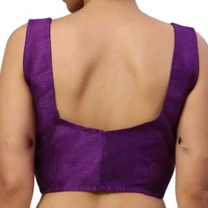 Beautiful Purple Sleeveless Blouse