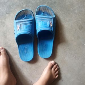 Blue Flip Flop Slippers Like New