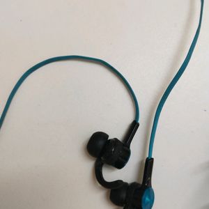 Beautiful Blue Black Headphones