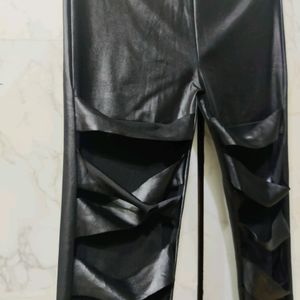 Black Trendy pants