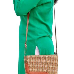 Ethnic Jute Cross Body Sling Bag..