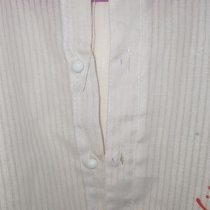 Off White Holi Kurta